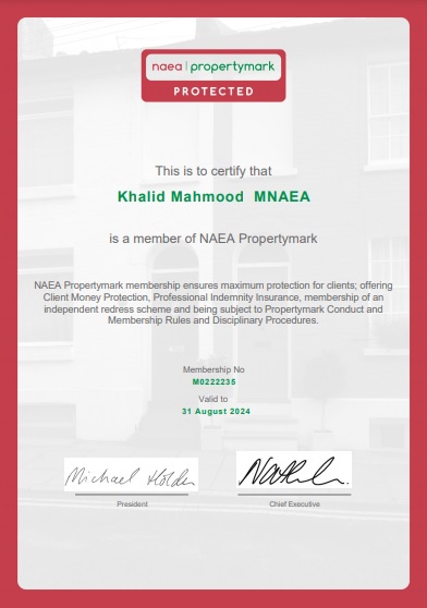 NAEA Membership Certificate 2023